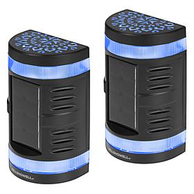 Bell+Howell Color-Changing Solar Wall Light - Set of 2