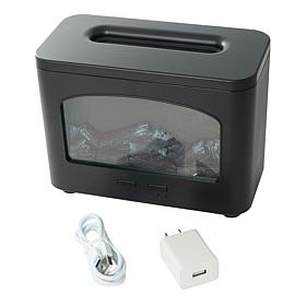 Belmont Desktop Flame Effect Top Fill Humidifier