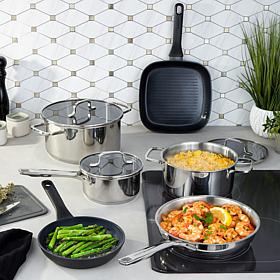 Berghoff DiNA Helix Recycled 9pc Cookware Set
