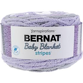 Bernat Baby Blanket Stripes Yarn - Violets