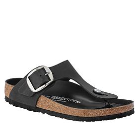 Birkenstock Gizeh Big Buckle Oiled Leather Thong Sandal