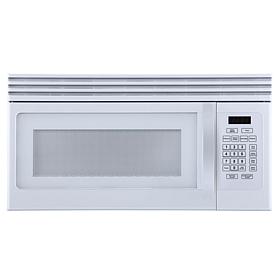 Black+Decker 1.6-Cu. Ft. Over-the-Range Microwave with Air Vent, White