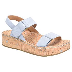 Born Sloan Leather Flatform Sandal