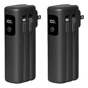 Boundless 10k mAh Portable Power Bank 2-pack