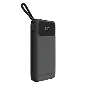 Boundless 20,000mAh Sleek and Portable Power Bank