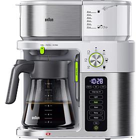 Braun MultiServe 10-Cup SCA White Coffee Maker w/Water Spout