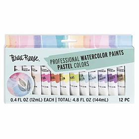 Brea Reese Professional Watercolor Paint Set - Pastels - 12-Piece