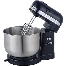Brentwood 5-Speed Stand Mixer, Stainless Steel Mixing Bowl - Black