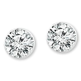 Bright Halo Lab Grown Diamonds 14K Gold 1ctw Martini Stud Earrings