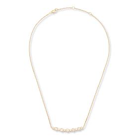 Bright Halo Lab Grown Diamonds 1ctw "Smile" Necklace