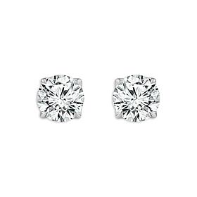 Bright Halo Lab Grown Diamonds .50ctw Stud Earrings