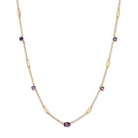 Brook & York Brenna 14K Gold-Plated Brass Birthstone Necklace