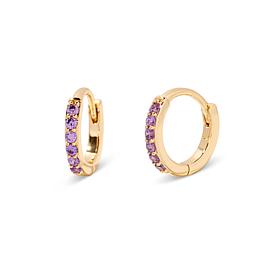 Brook & York Zara Birthstone Hugger Hoop Earrings
