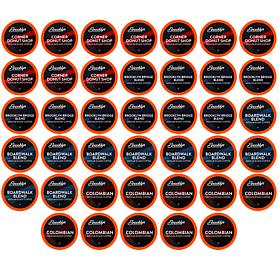 Brooklyn Beans Med Roast Variety Pack Coffee Pods for 2.0 K-Cup, 40-pk