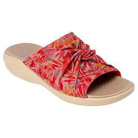 Bzees Cherish Machine Washable Stretch Fabric Knotted Sandal