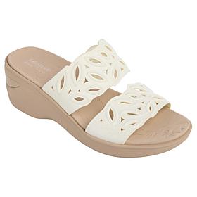 BZees Delight Machine Washable Cutout Sandal with Air Step Technology