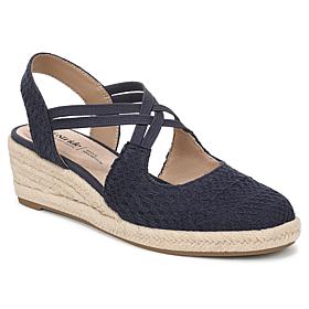 BZees® LifeStride Patience Closed Toe Espadrille Wedge