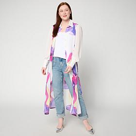 C Wonder Drama Topper with Side Slits