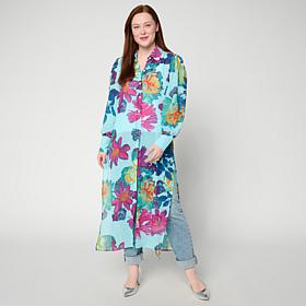 C Wonder Drama Topper with Side Slits