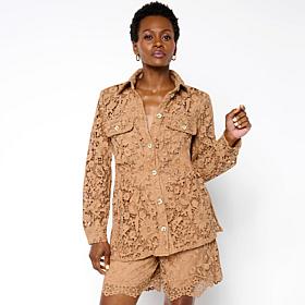 C Wonder Lace Safari Jacket
