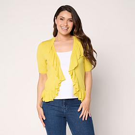 C Wonder Ruffle Cardigan