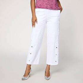 C Wonder Stretch Twill Wide-Leg Pant