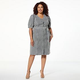 C Wonder Wonder Stretch Knit Denim Dress