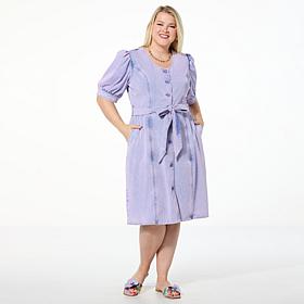 C Wonder Wonder Stretch Knit Denim Dress
