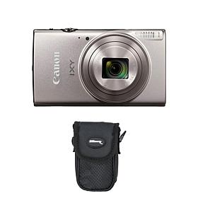 Canon PowerShot ELPH 360 HS 20.2MP Compact Digital Camera Bundle