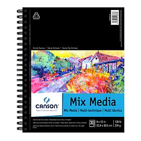Canson Artist Series Mix Media Book 9 in. x 12 in.