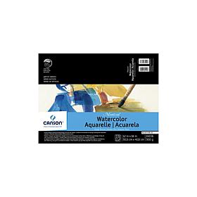 Canson Montval Watercolor Paper Block 140 lbs., 15 Sheets - 12" x 16"