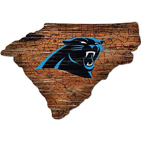 Carolina Panthers Distressed State with Logo
