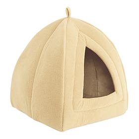 Cat Pet Bed, Igloo- Soft Indoor Enclosed Covered Tent/House