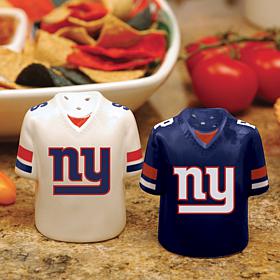 Ceramic Salt and Pepper Shakers - New York Giants
