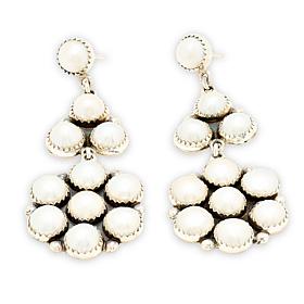 Chaco Canyon 11-Stone Cultured Freshwater Pearl Dangle Earrings