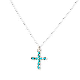 Chaco Canyon Bryce Vacit Sleeping Beauty Turquoise Pendant