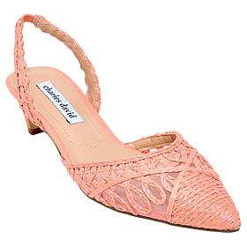 Charles by Charles David Artiste Raffia Slingback Heel