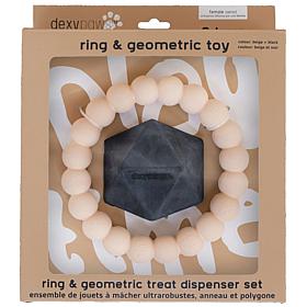Chew Master Aggressive Chew Toy Set - Beige & Black