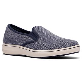Clarks Cloudsteppers BreezeSky Zoe Casual Canvas Slip-On Shoe
