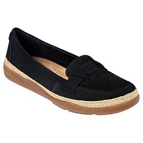 Clarks Collection Elaina Echo Heritage Casual Leather Slip-On Shoe