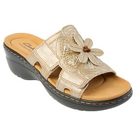 Clarks Collection Merliah Belle Heritage Casual Leather Wedge Sandal