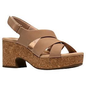 Clarks Collection Nerisa Grace Modern Casual Wedge Sandal