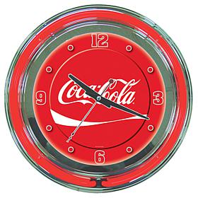 Coca-Cola "Dynamic Ribbon" Neon Clock