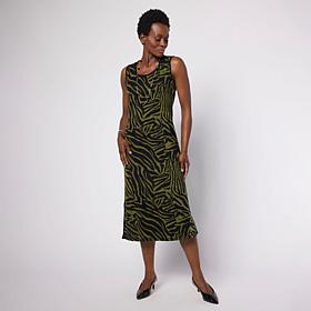 Colleen Lopez Animal Knit Sweater Knit Dress