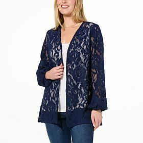Colleen Lopez Bubble Sleeve Lace Jacket