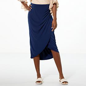 Colleen Lopez Cascading Draped Skirt 