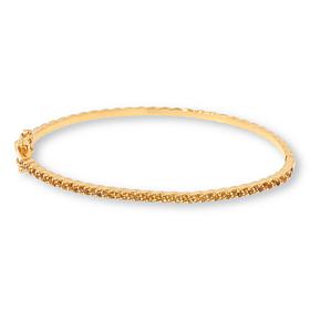 Colleen Lopez Gemstone Twist Bangle Bracelet
