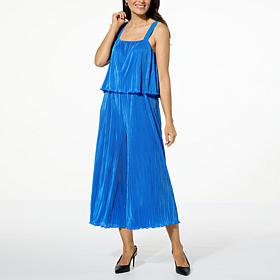 Colleen Lopez Pleated Woven Jumpsuit 