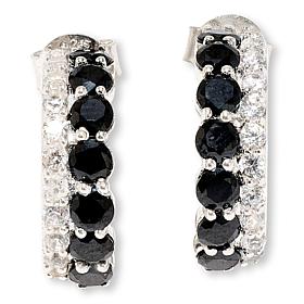 Colleen Lopez Semi-Precious Gemstone Half-Hoop Earrings