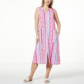 Comfort Code Stretch Jersey Knit Midi Lounge Dress